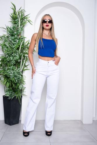 Abigail Wide Leg Jeans Rigido