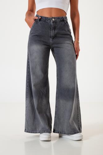 1290.20 Super Wide Leg Gris Degrade - Miniatura 3