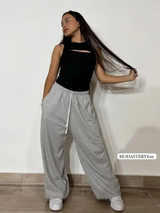 Joggers Rustico Semi Peinado con Cordon