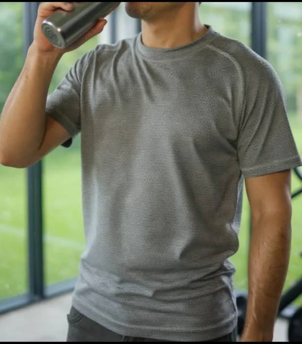 Remera "dri-fit"con  Microperforado