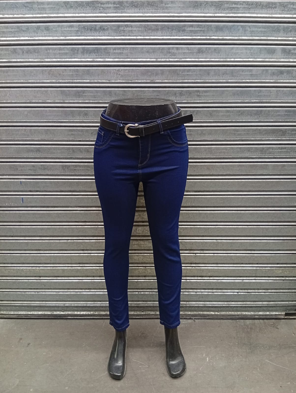 Jeans Clasico Chupin Dama Pantalón Skinny Azul Marino Mujer Promos Hotsale Mayoristas - Imagen 5