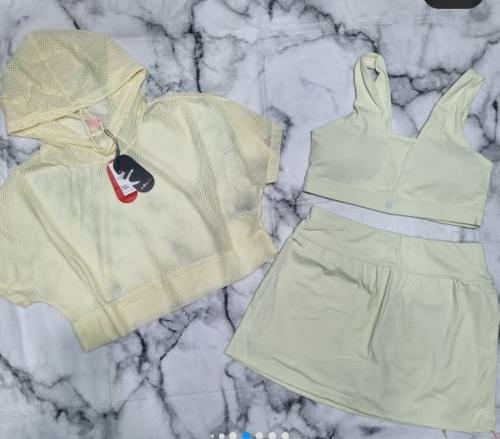 Conjunto Top + Pollera + Buzo 3 en 1 Marca Irun