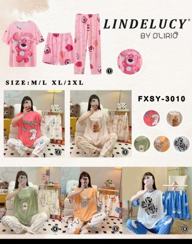 Pijama 3 Piezas Dama