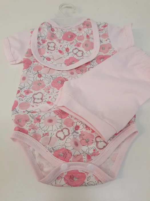 Conjunto con Body Manga Corta
