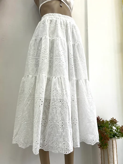 Pollera  Cotón Labrada