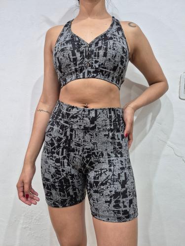 Top Estampadado con Push Up