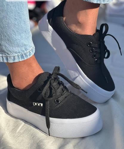 Zapatillas Lona Plataforma