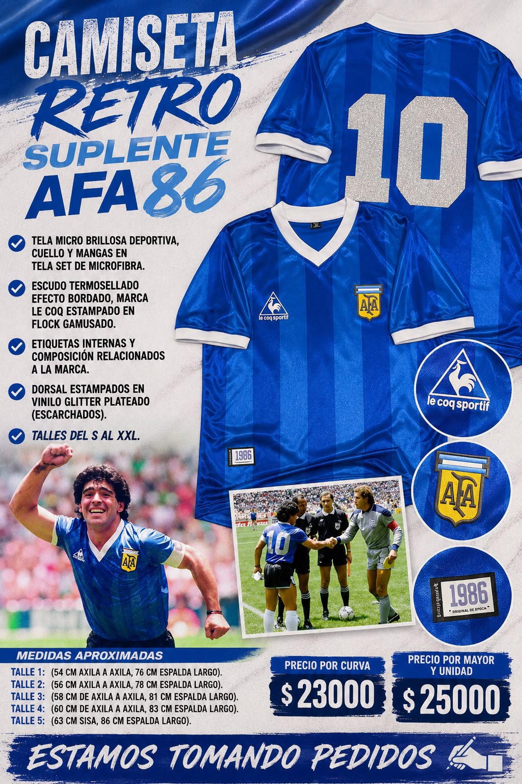 Camiseta Afa 86 Suplente . - Imagen 4