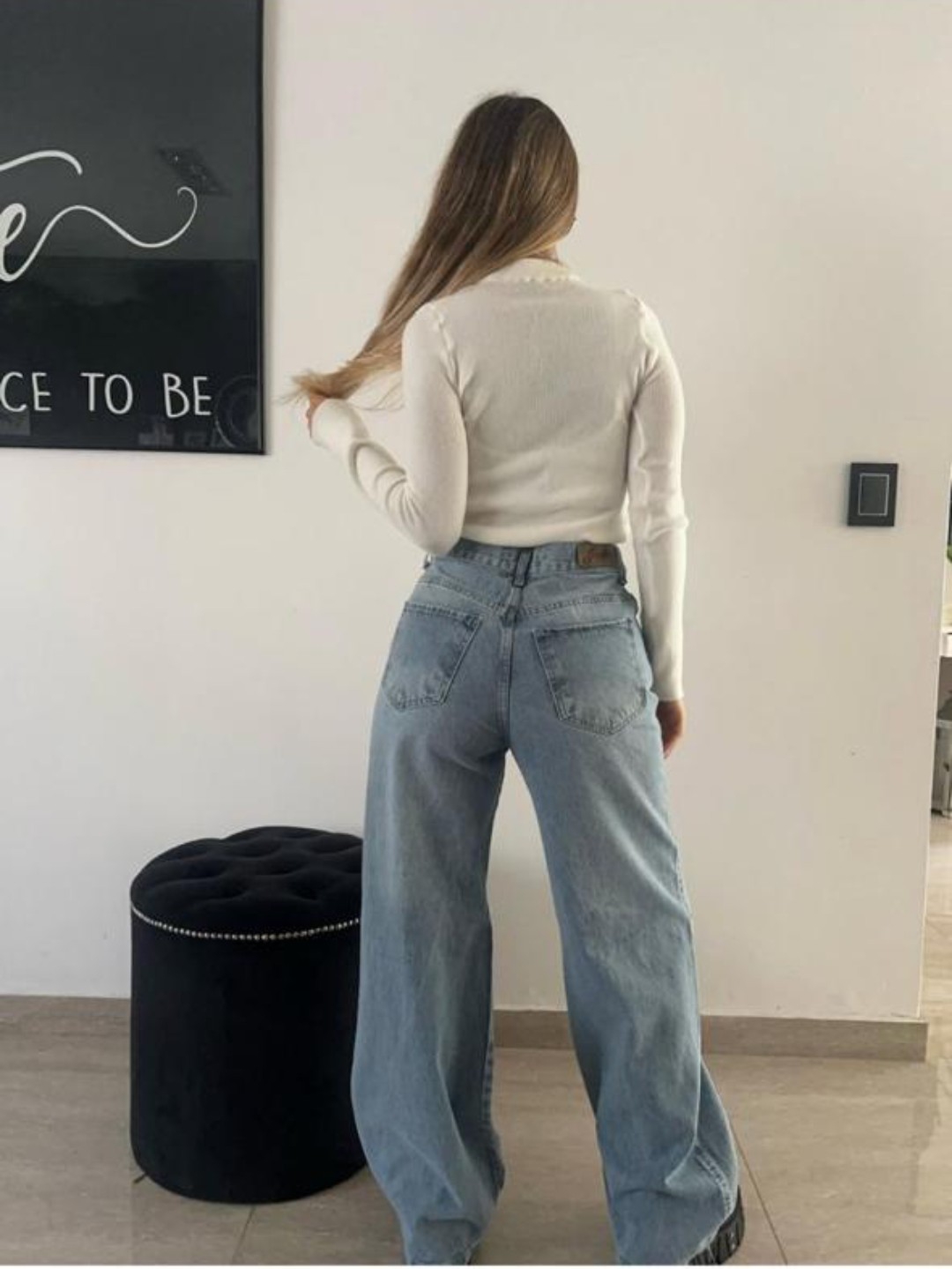 Jean Wid Leg con Rotura - Imagen 2