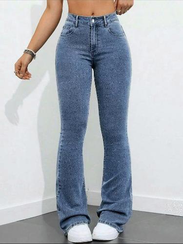 Jeans Oxford Moda 2000's Mujer  Pantalones Acampanados Denim Dama  Mayoristas Hotsale