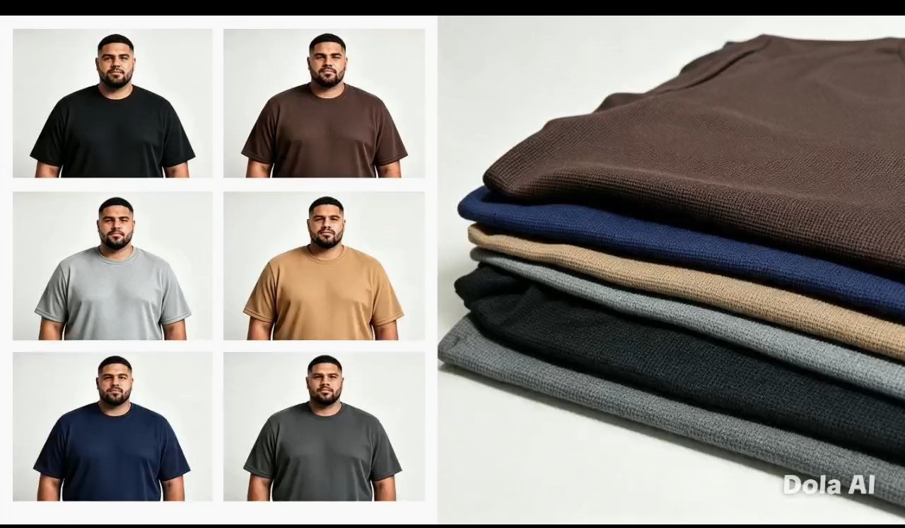 Remera de Wafle Talle Especial - Imagen 2