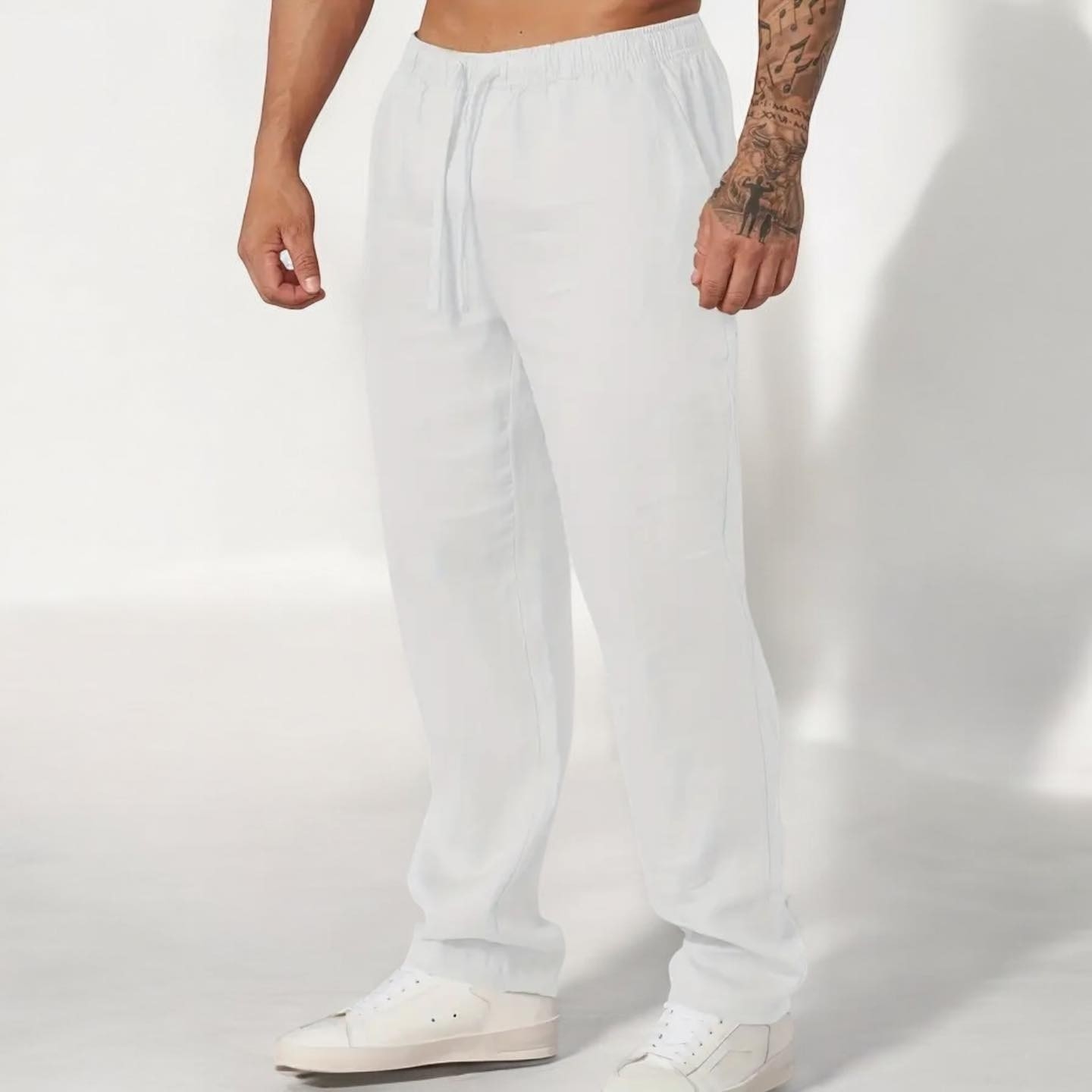 Pantalones de Lino Sastrero Hombre - Imagen 3