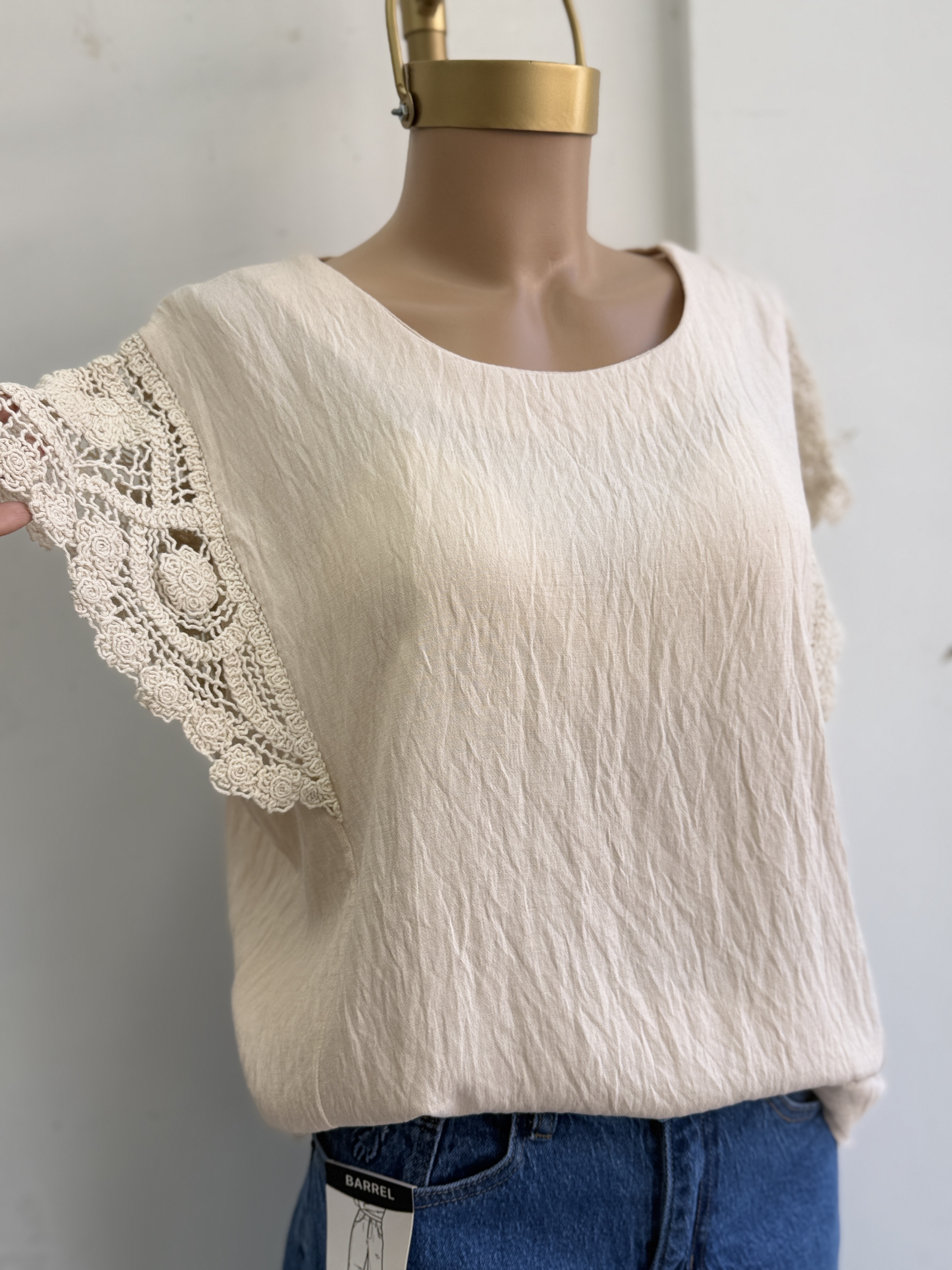 Blusa Laura de Lino Importada - IMG_4785.jpeg