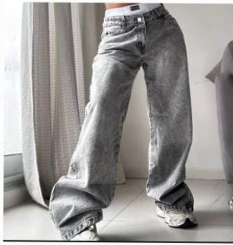 Wide Leg Xl las Locas Gris