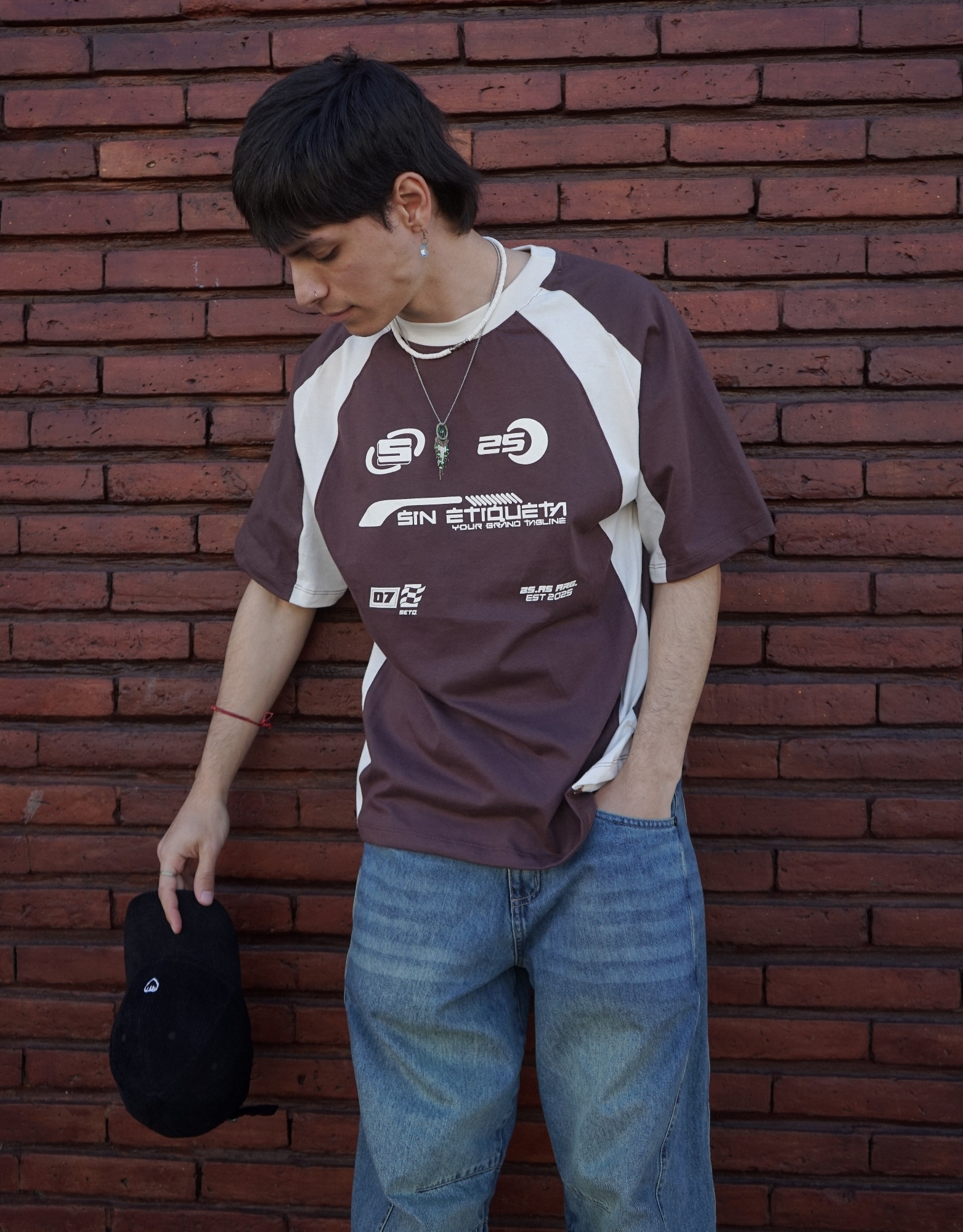 Remera Oversize Combinada - Imagen 2