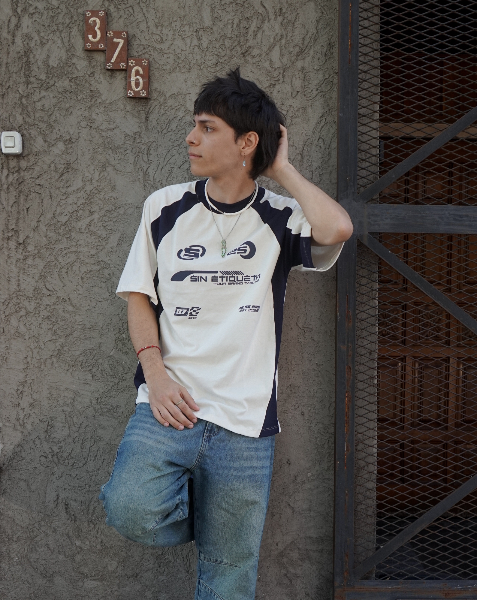 Remera Oversize Combinada - Imagen 3