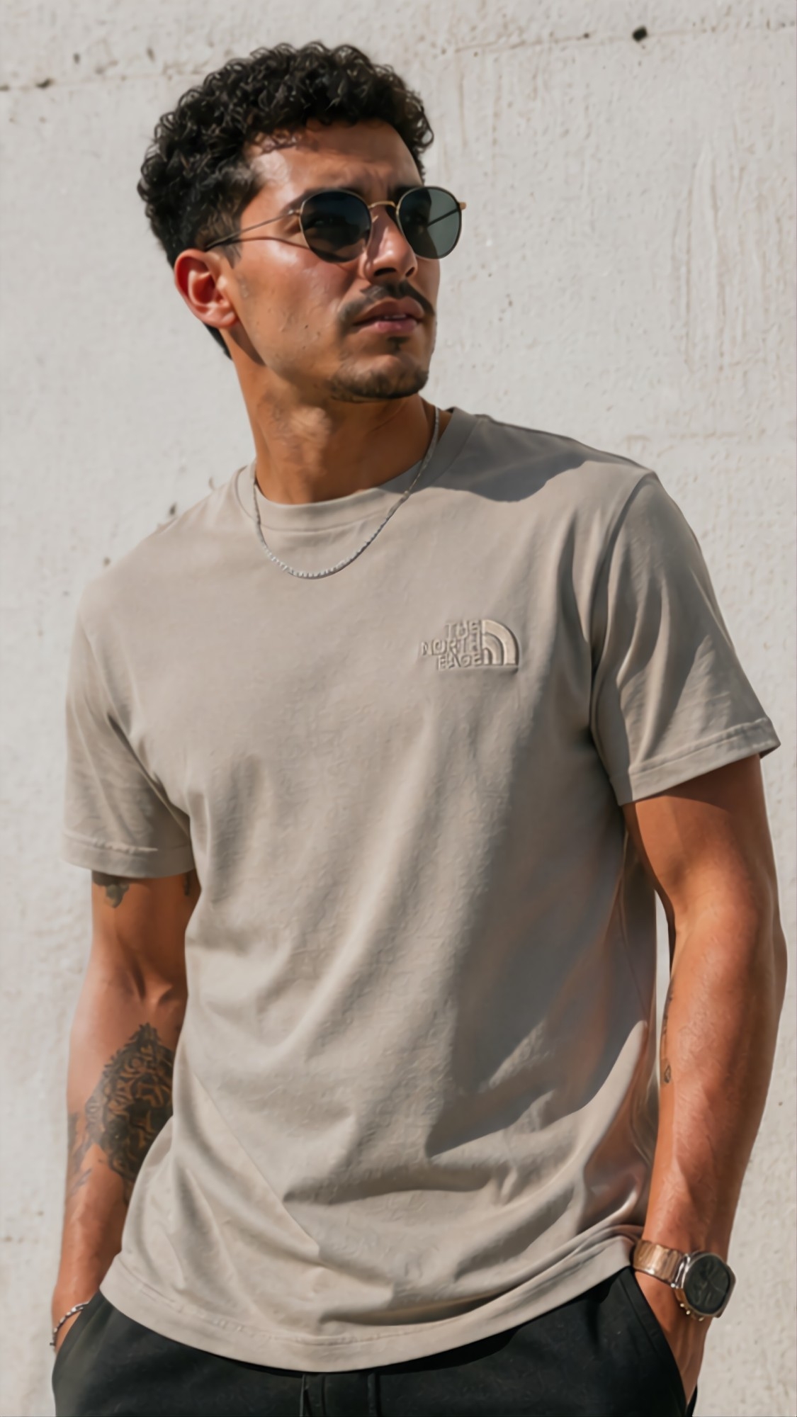 Remera Logo Bordado Tnf Premium - Imagen 5