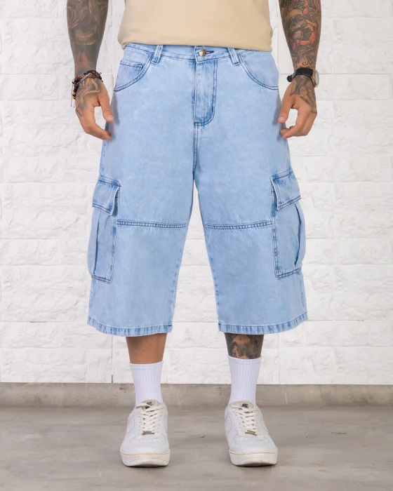 Pantalón Corto Baggy Cargo