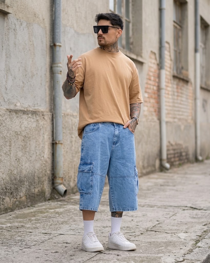 Pantalón Corto Baggy Cargo Rigido - B0400%20AZUL%20(4).jpg