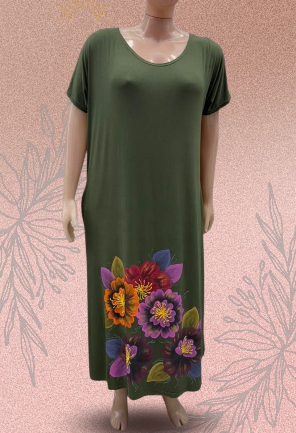 Vestido Artesanal/talles Especiales - Imagen 2