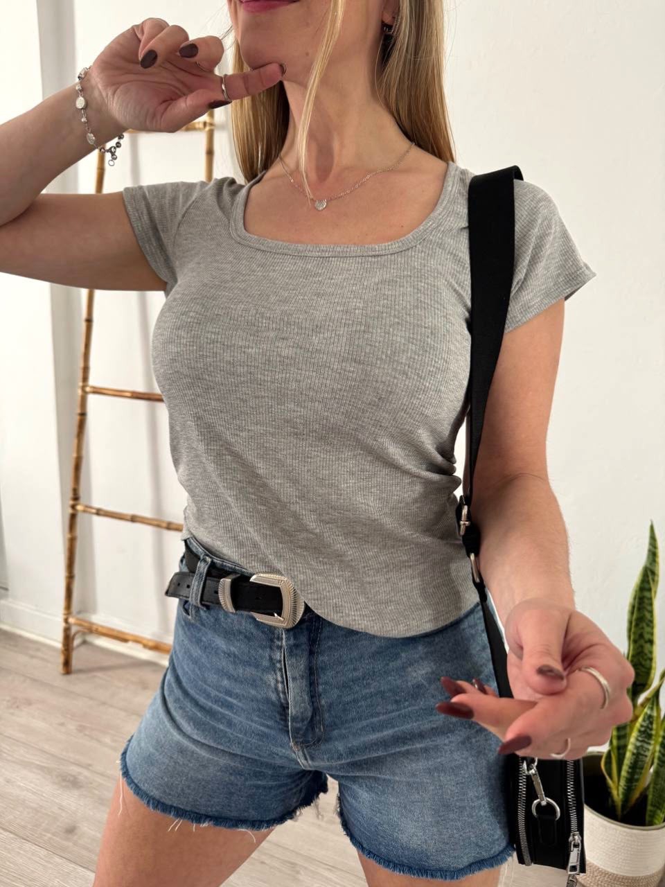 Remera Cuello Cuadrado Morley Viscosa - Imagen 3