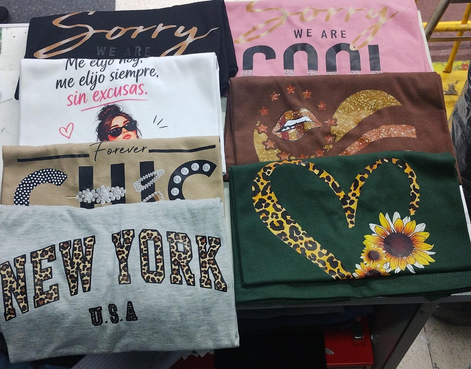 Remeras Dama Estampadas Algodón Peinado Talles Grandes - Imagen 7
