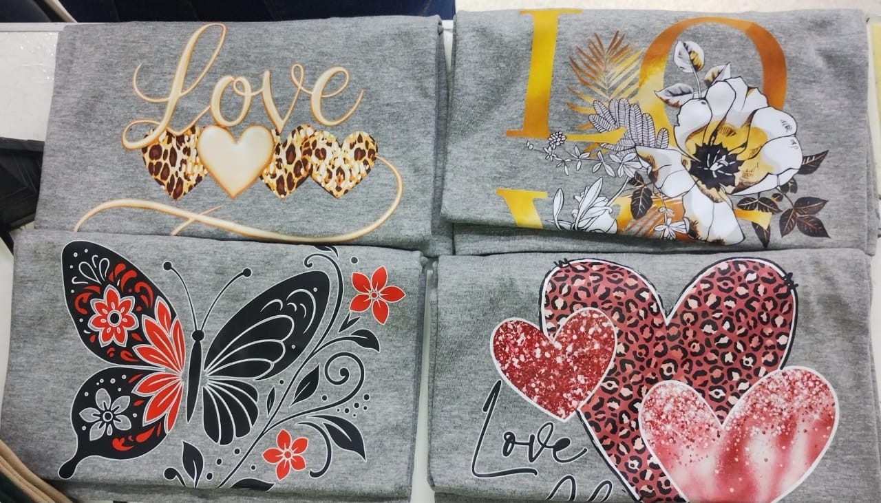Remeras Dama Estampadas Algodón Peinado Talles Grandes - Imagen 9