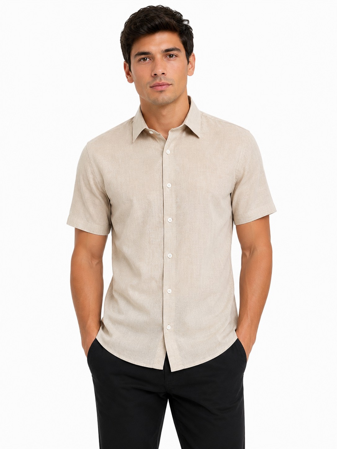 Camisa Lino C.espandex - Imagen 3