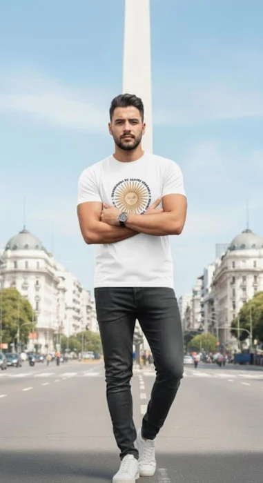Remeras Basicas Sol de Mayo