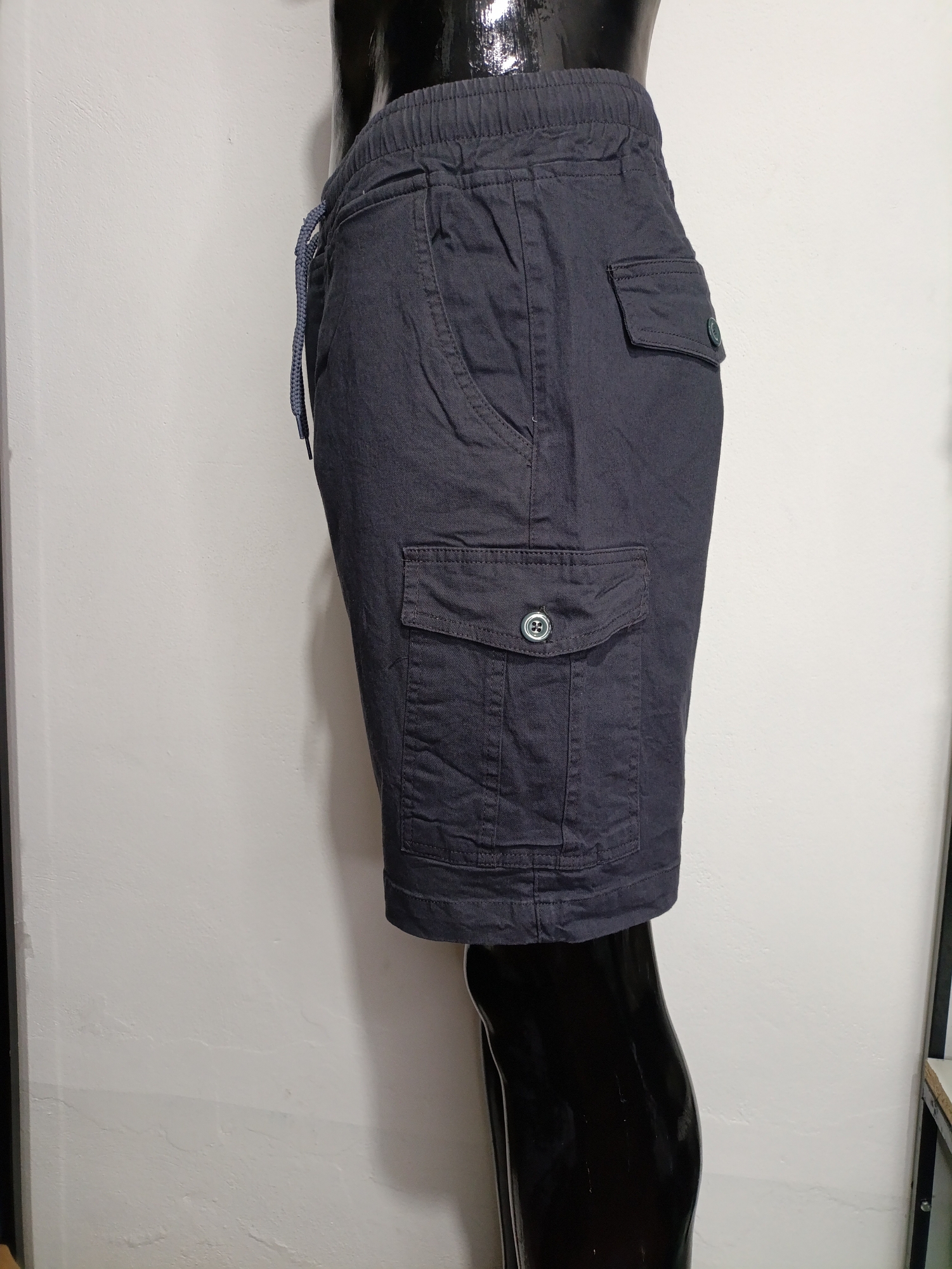 Bermudas Cargo de Gabardina Elastizada - Imagen 3