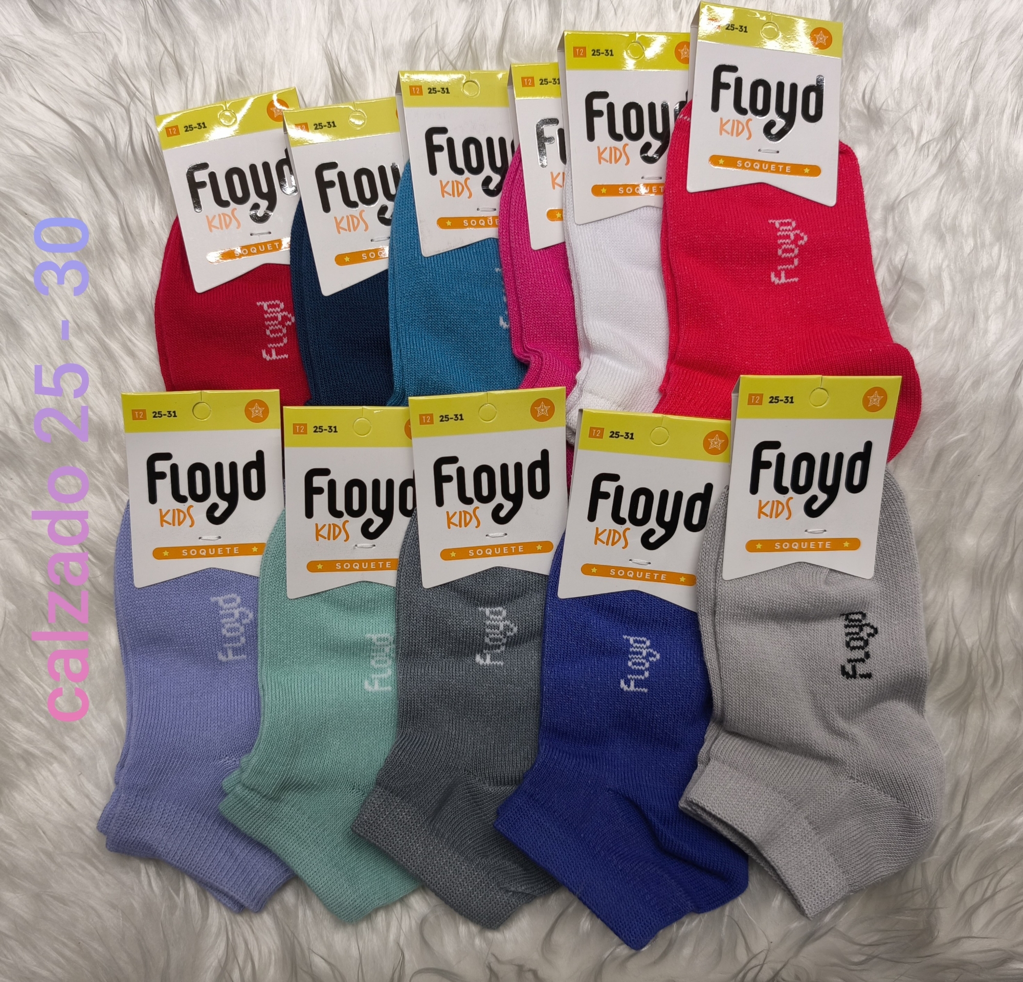 Soquetes Niños Floyd Algodón - Imagen 1