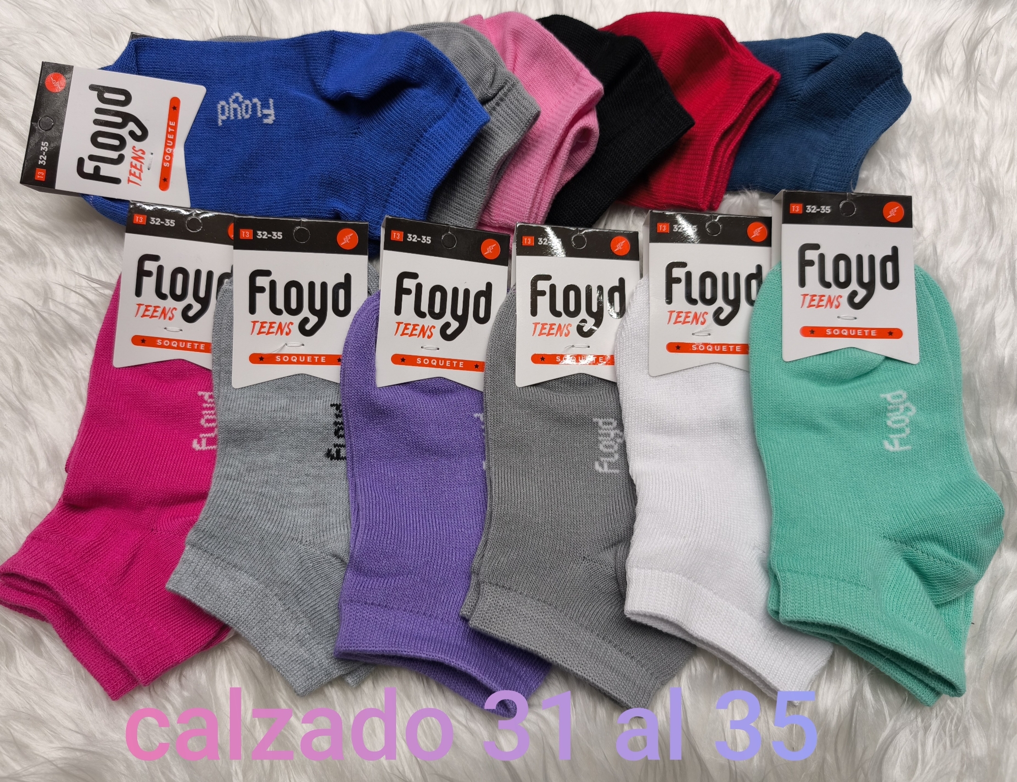 Soquetes Juvenil Floyd Algodón - Imagen 1