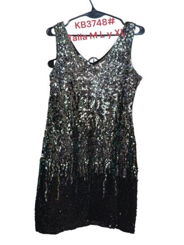 Vestido Strass con Lentejuelas - Miniatura 3
