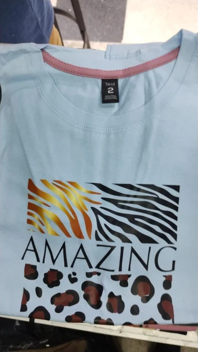 Remeras Dama Estampadas Algodón Peinado Talles Grandes