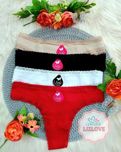Colaless de Algodón-lycra-encaje - Miniatura 2