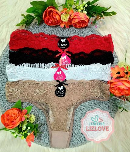 Colaless de Algodón-lycra-encaje - Miniatura 3