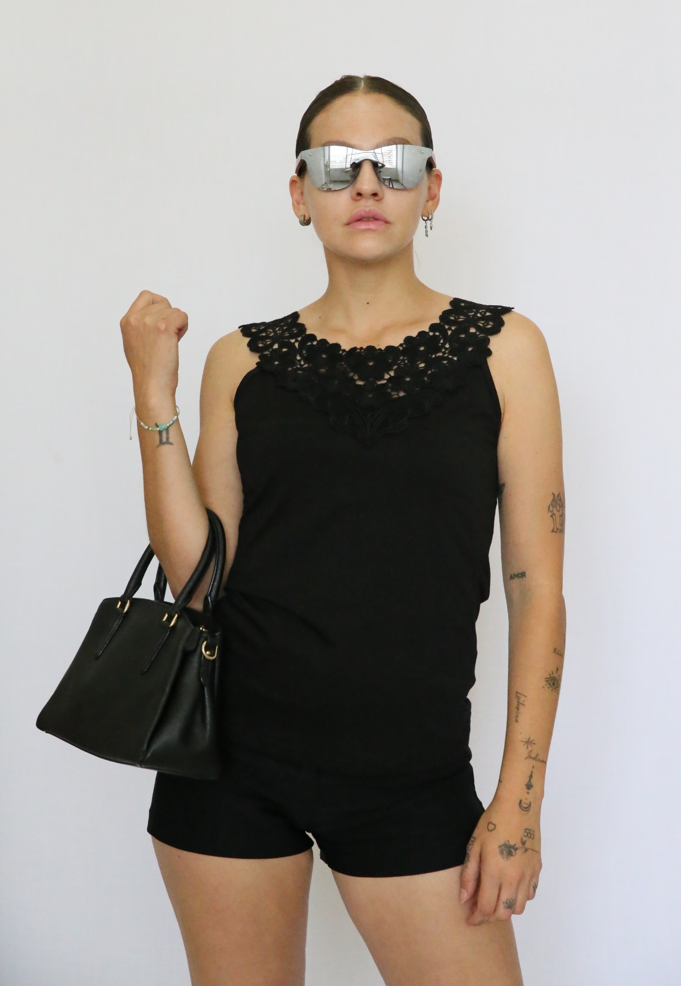 Musculosa con Aplique de Flor Importada - Imagen 6