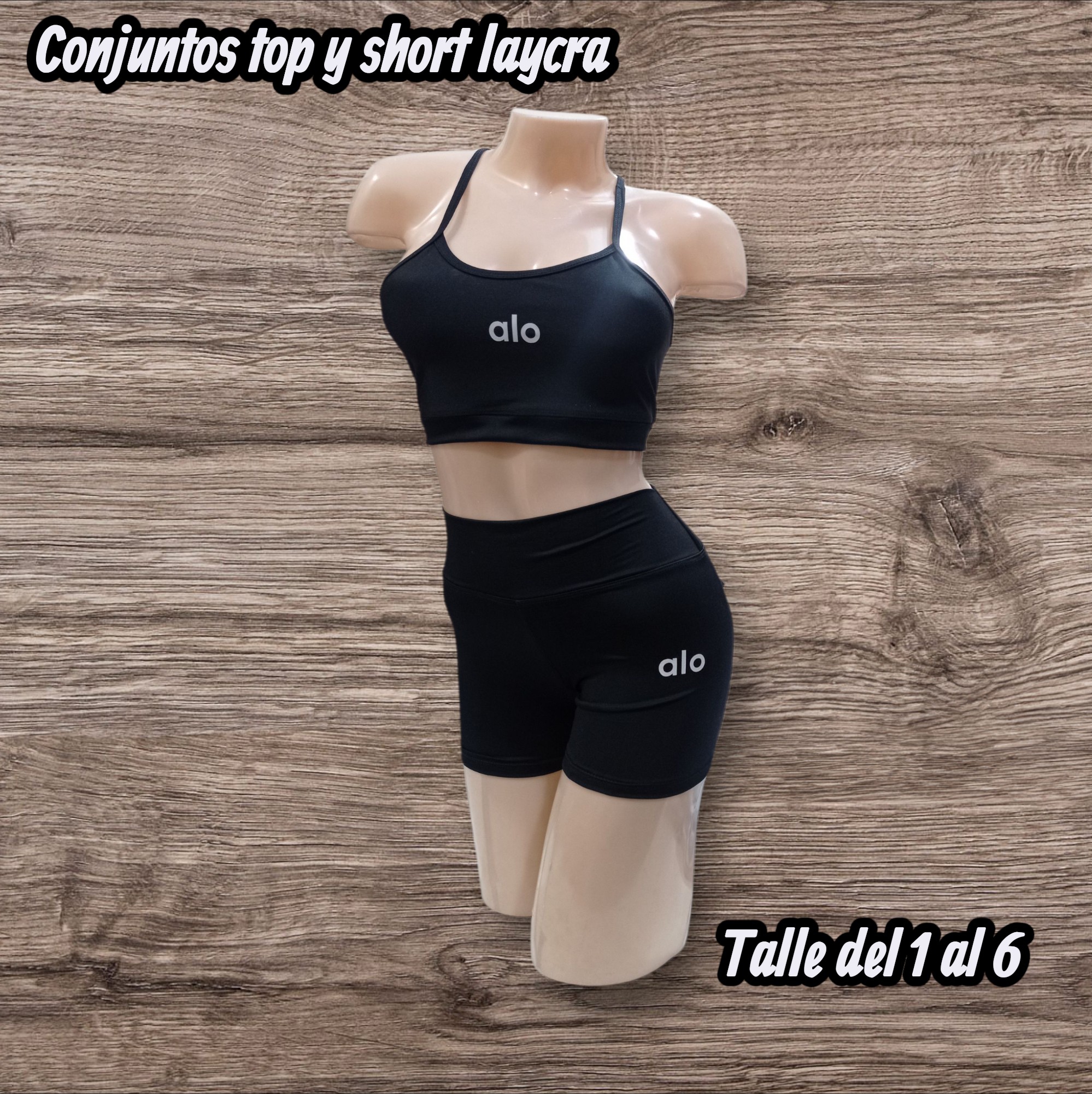 Conjunto Top y Short Laycra - Imagen 2