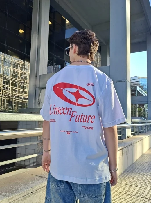 Remeras Overzise/ Doble Estampado