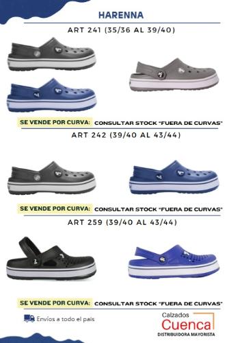 Suecos Harenna Goma Eva Crocs Art 241/242