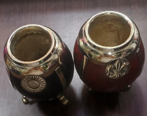 Mate con Base Fleje Alpaca Calabaza - Miniatura 3