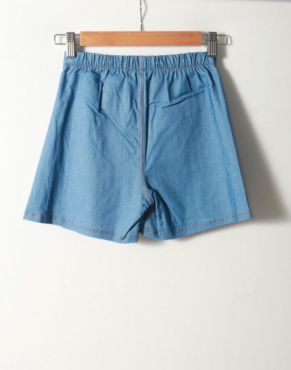 Shorts Pollera Simil Jeans - Imagen 2
