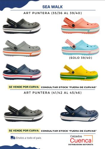 Sueco Goma Eva Tipo Crocs Sea Walk Puntera 35/36 al 45/46