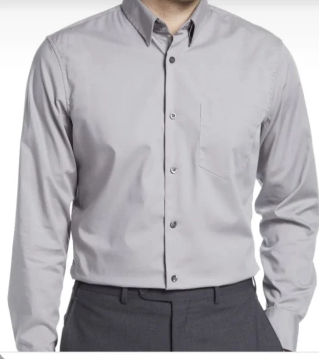 Camisa Liso Vestir Premium Manga Larga