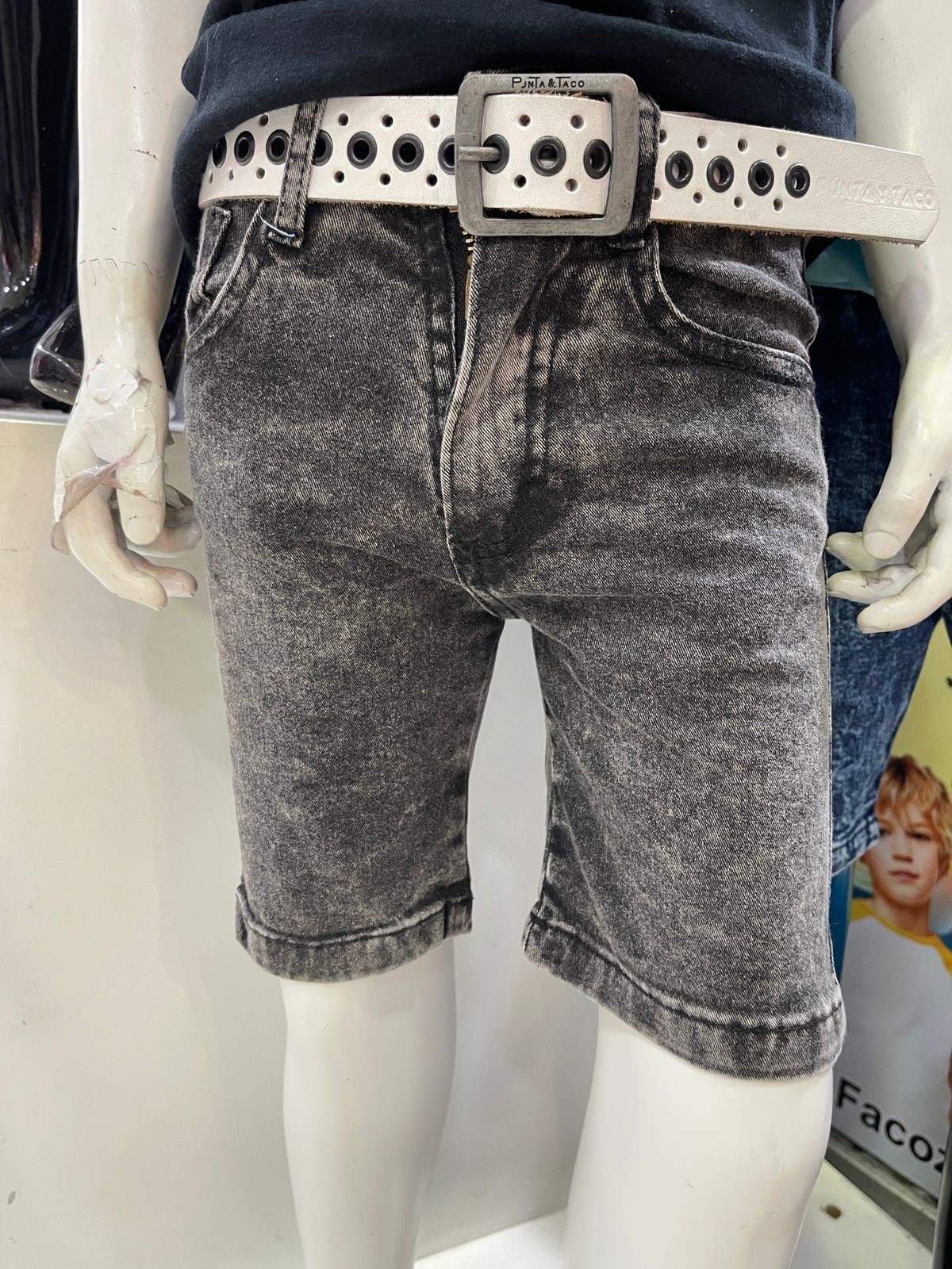 Bermudas Jeans Elastizado - Imagen 2