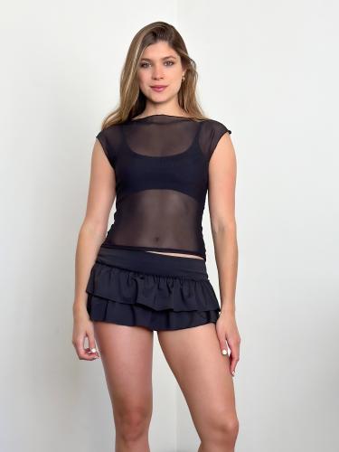 Top Bally Tul Liso
