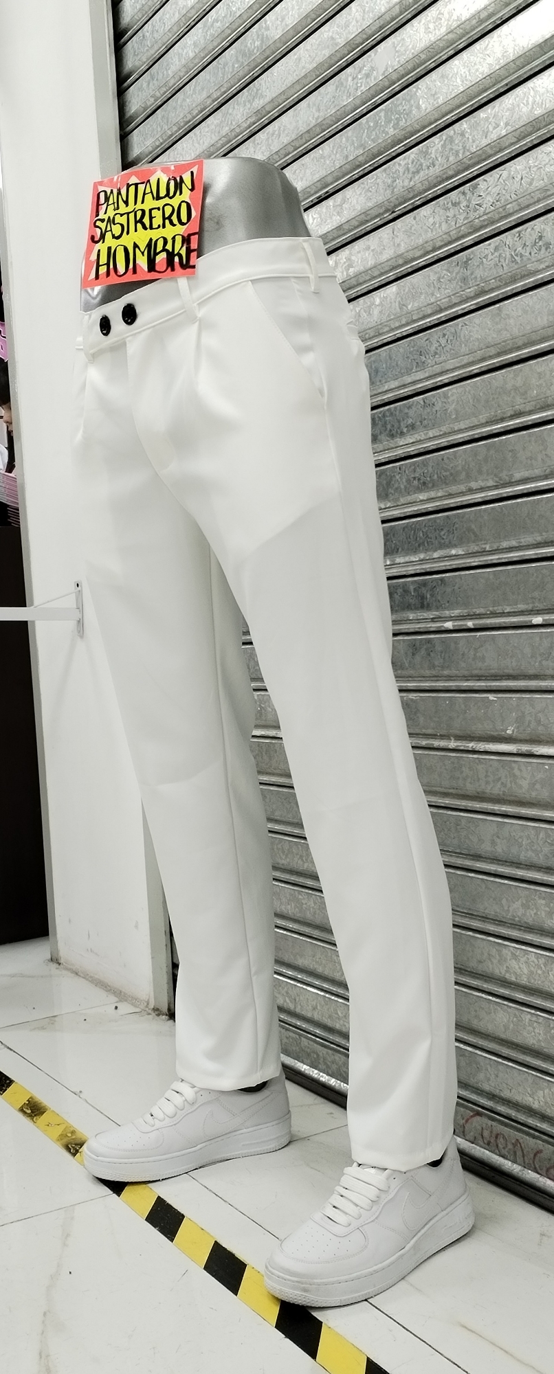 Pantalón Sastrero Blanco - Imagen 3