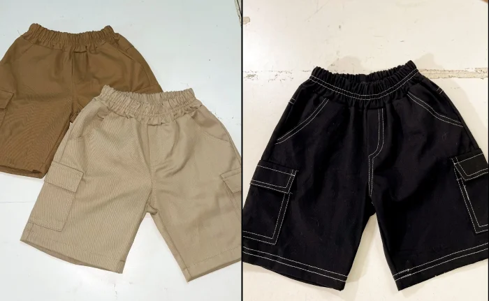 Bermuda Gabardina Cargo 4 al 16