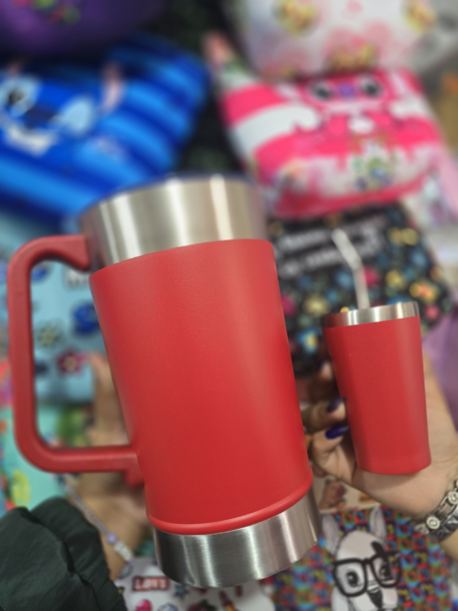 Jarra Acero 2 Lt +vaso y Bombilla - Imagen 4
