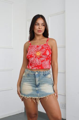 Short Pollera Oxido